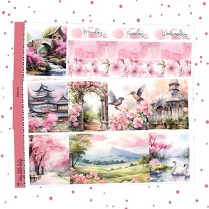Kit d'agendas hebdomadaires verticaux Sakura-Standard