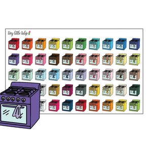 Planner Stickers Stoves