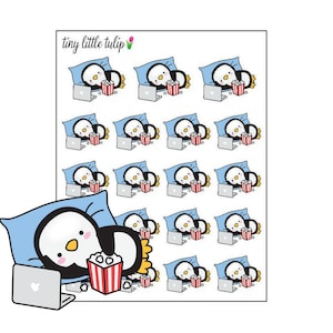 Planner Stickers Penguin Me Time