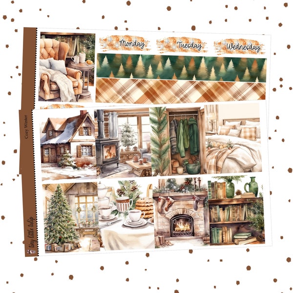 Cozy Winter-Standard Vertical Weekly Kit-Planner Stickers