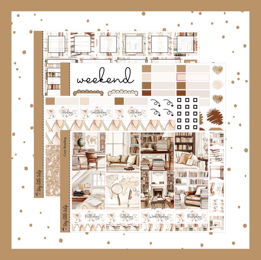 Hobonichi Cousin Weekly Kit "cozy Reading" - Etsy