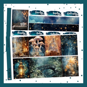 Enchanted Stars-Standard Vertical Weekly Kit-Planner Stickers