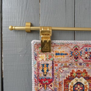 Metal Rug Hanger quilt Hanger hardware Set wall Rug Holder tapestry textiles Hanger Etsy Canada