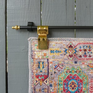 Metal Rug Hanger,Quilt Hanger ,Hardware set,Wall Rug Holder,Tapestry,Textiles Hanger