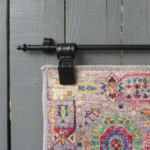 Metal Rug Hanger,Quilt Hanger ,Hardware set,Wall Rug Holder,Tapestry,Textiles Hanger