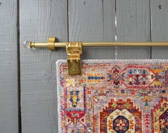 Metal Rug Hanger,Quilt Hanger ,Hardware set,Wall Rug Holder,Tapestry,Textiles Hanger