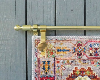 Metal Rug Hanger,Quilt Hanger ,Hardware set,Wall Rug Holder,Tapestry,Textiles Hanger