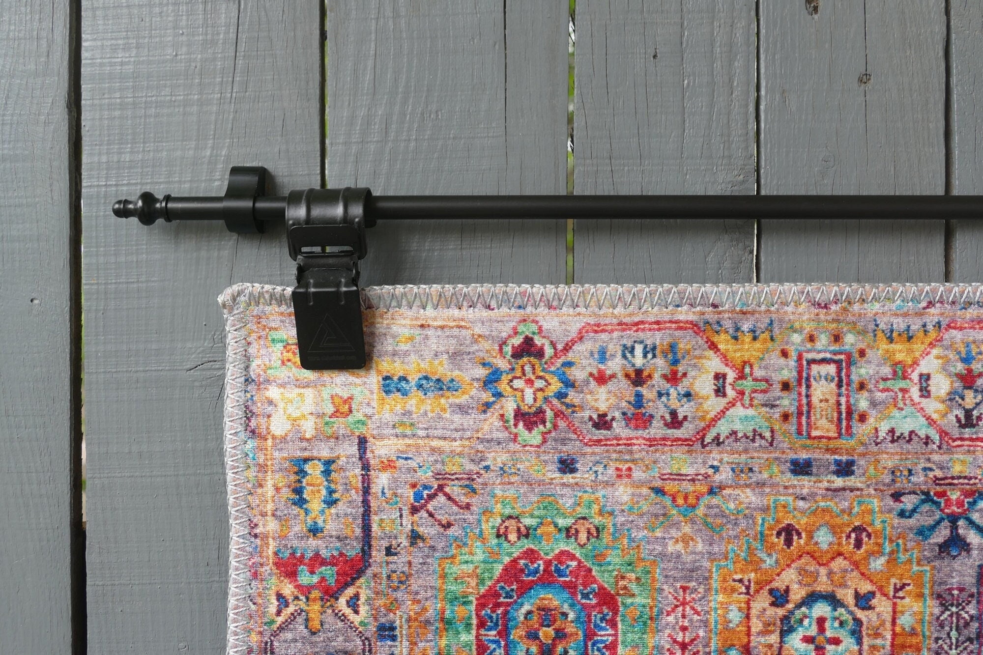 Metal Rug Hanger quilt Hanger hardware Set wall Rug Holder tapestry textiles Hanger Etsy