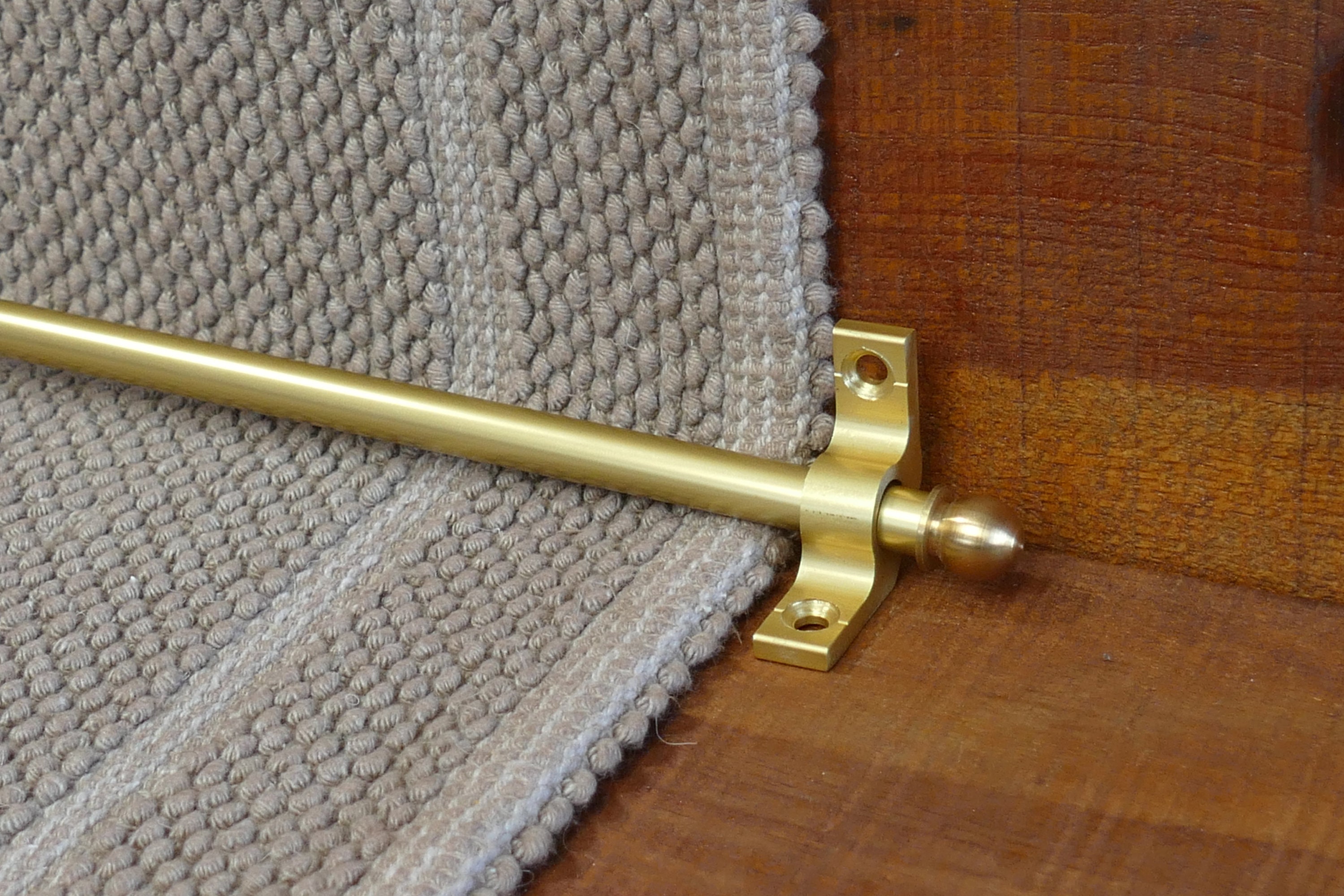 Sultan Series - Stair Rods, KS-500 Smooth Polished Brass