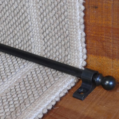 Black Stair Rodrunner Rods3/8'' Stair Carpet Runners Etsy