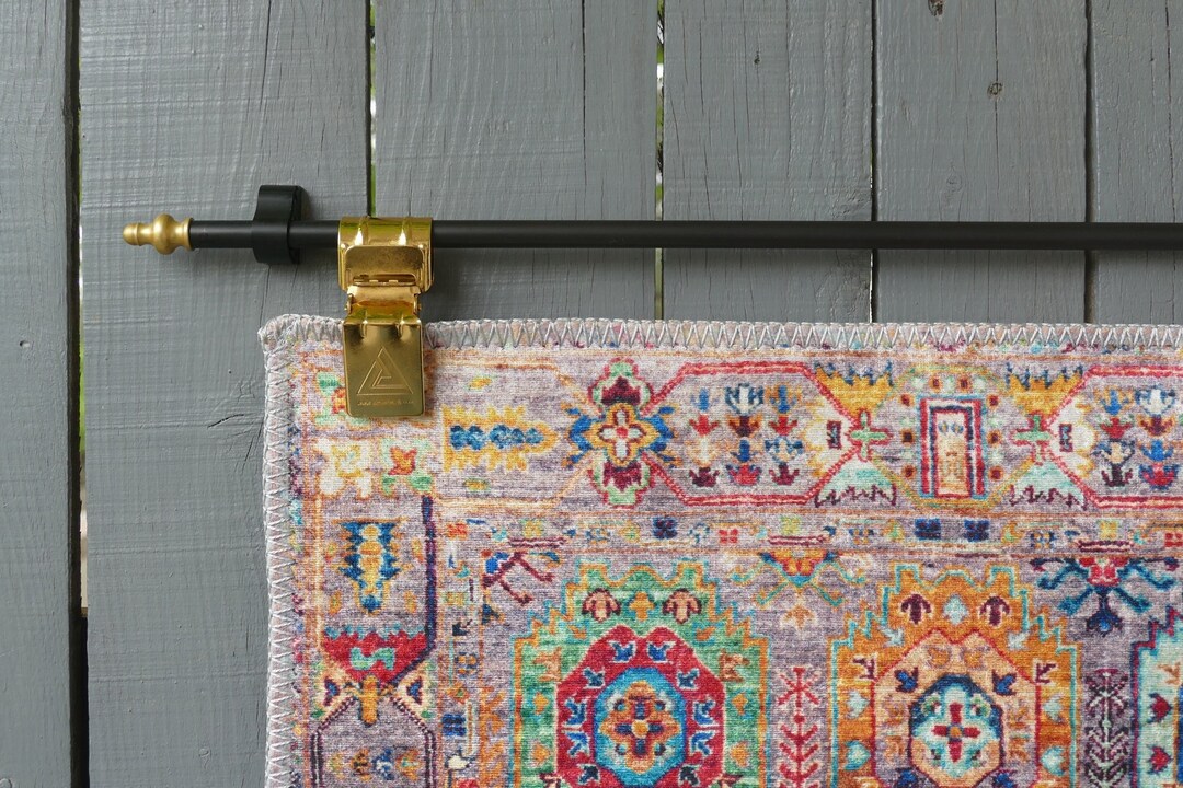 Metal Rug Hanger,quilt Hanger ,hardware Set,wall Rug Holder,tapestry,textiles Hanger Etsy