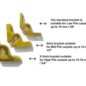 Bracket Stair Rod,Runner Rods,3/8'' Stair Carpet Runners ,Custom Size Hardware,Stairway Rug Holder