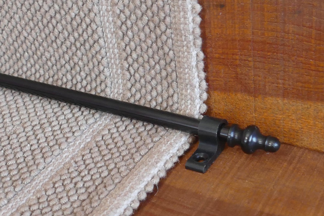 Black Stair Rod,runner Rods,3/8'' Stair Carpet Runners ,hardware Set,stairway Rug Holder Etsy