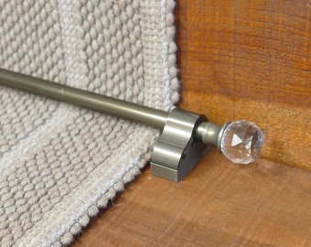 Stair Rod,Runner Rods,3/8'' Stair Carpet Runners ,Sliding cover practical Hardware set,Stairway Rug Holder
