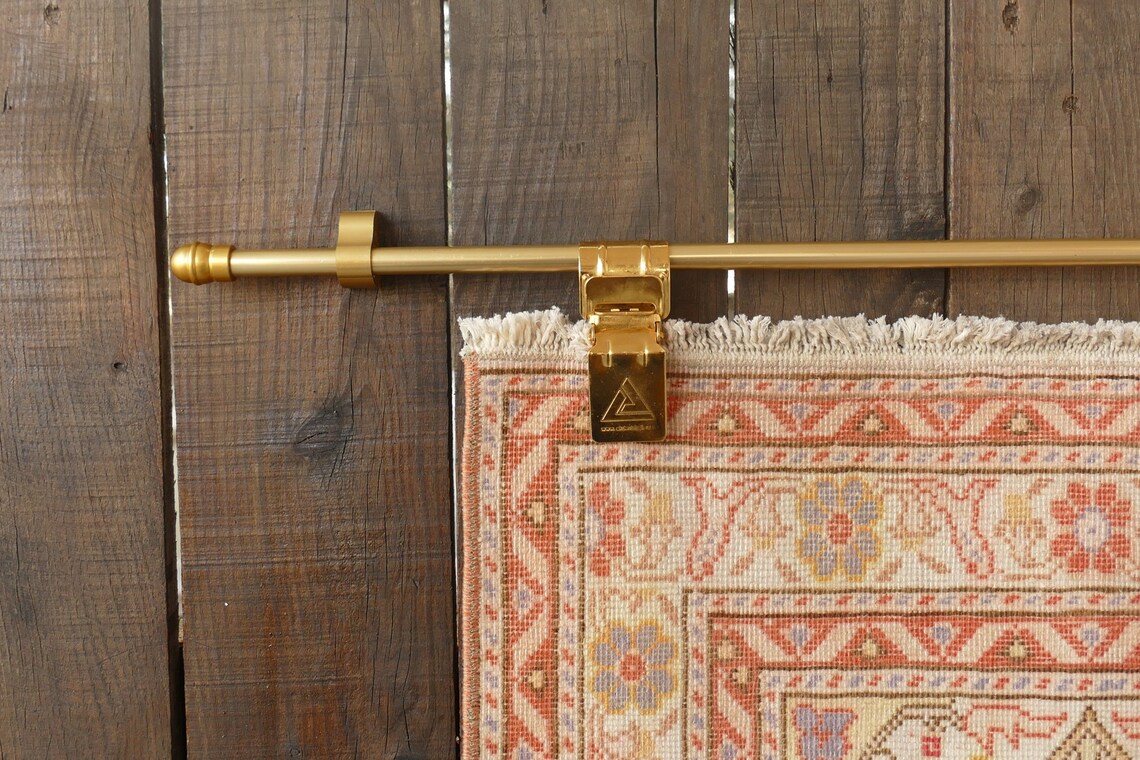 Metal Rug Hangerquilt Hanger hardware Setwall Rug Etsy