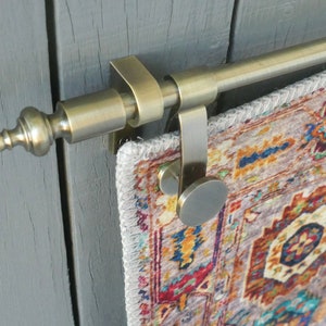 Metal Rug Hanger,quilt Hanger ,hardware Set,wall Rug Holder,tapestry ...