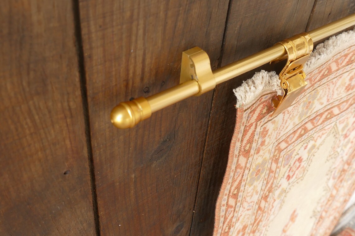 Metal Rug Hangerquilt Hanger hardware Setwall Rug Etsy