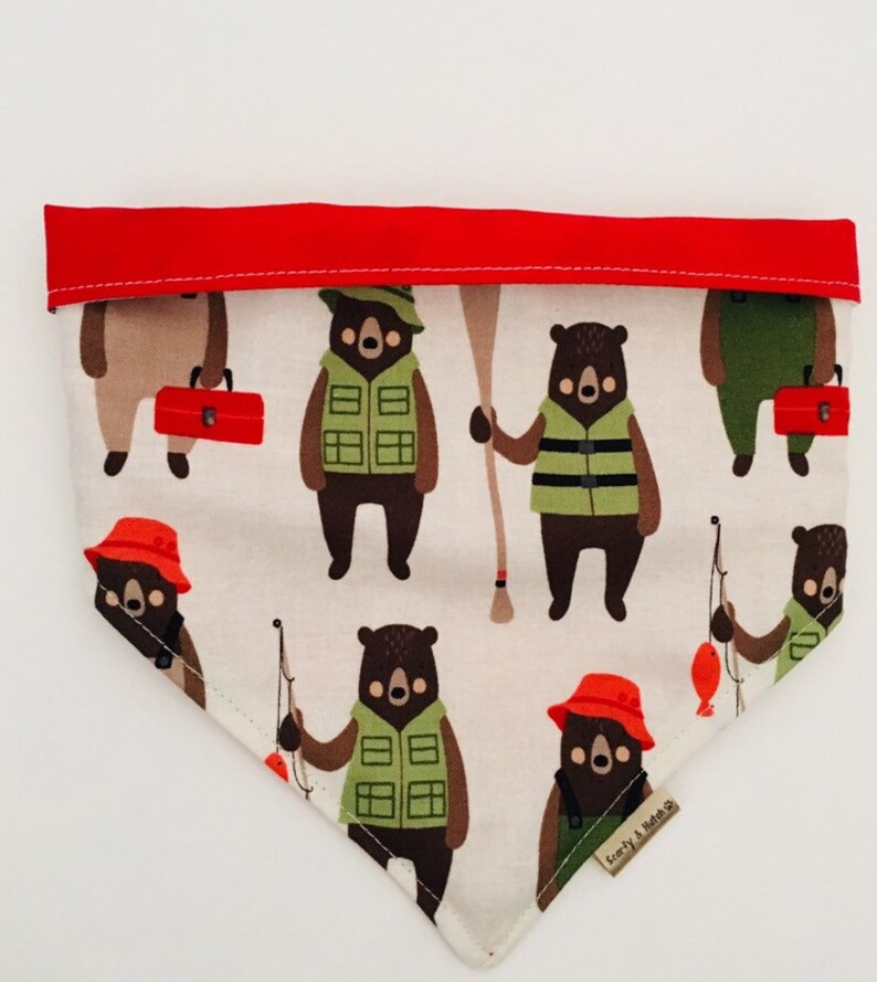 red Dog bandana summer camping fishing cat bandana