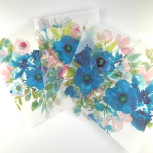 VELLUM FLORAL Set  for Ring Planners , A6, B6, Personal, Personal Wide A5 A5 wide