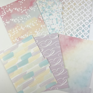 DIVIDER SET Pastel Rainbow for Ring Planners A5, A5 Wide, Pocket, Personal, B6, A6