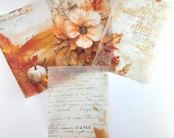 Fall Vellum Planner Dashboards: Ring Planner Set