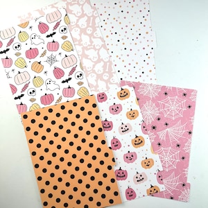 DIVIDER SET HALLOWEEN Pastel  for Ring Planners A5, A5 Wide, Pocket, Personal, B6, A6