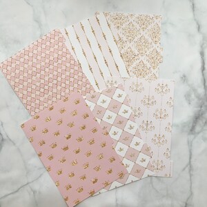 DIVIDER SET Pink Gold lashes for Ring Planners A5, A5 Wide, Pocket, Personal, B6, A6