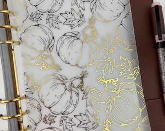 Foiled Floral Vellum Dashboard: Ring Planner Accessory