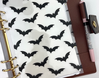Halloween Bat Foiled Acetate Dashboard: Ring Planner Insert