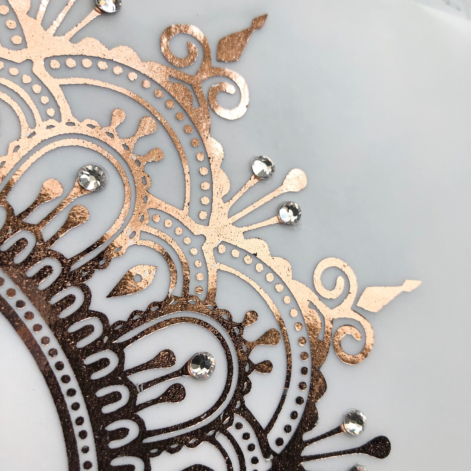 COUTURE CRYSTAL VELLUM Foiled Mandala for Ring Planners A5 Etsy