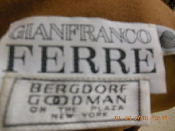 GianFranco Ferre long beige jacket size 10-12 - image 5