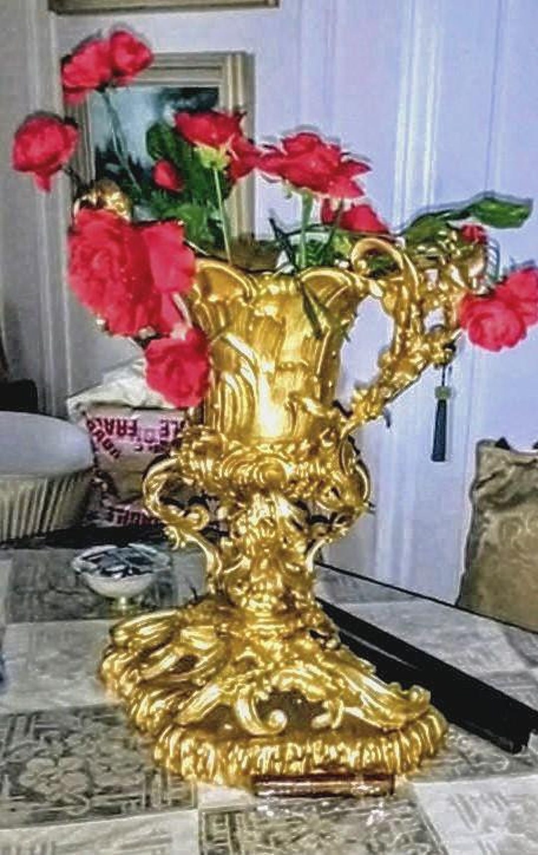 Gilded Bronze Rococo Louis Xiv.table Centerpiece - Etsy