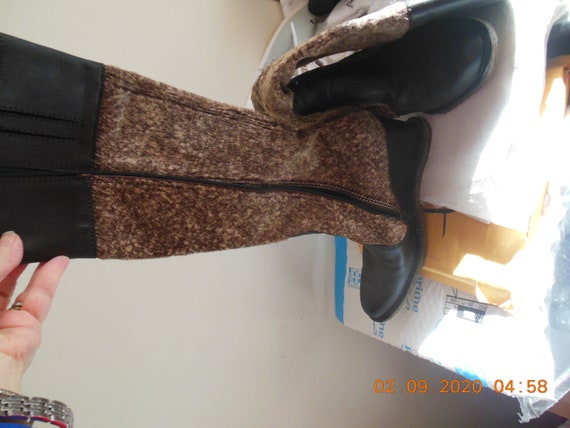 Arche long fine leather boots size 8
