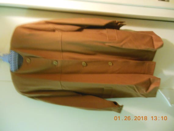 Beige cashmere long Gian Franco Ferre 3/4 jacket - image 4