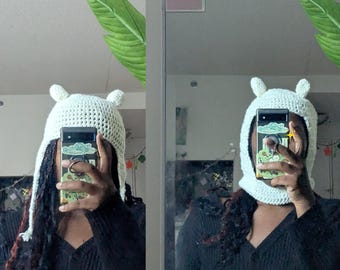 crochet finn from adventure time hat