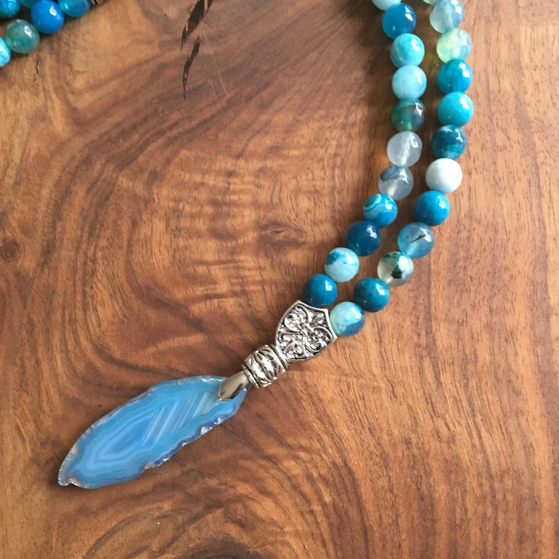 108 Mala Necklace Yoga Gift for Goddaughter Bohemian Necklace Long Necklace Gift for Godmother Gift Mothers Day Gift for Mom Birthday Gift