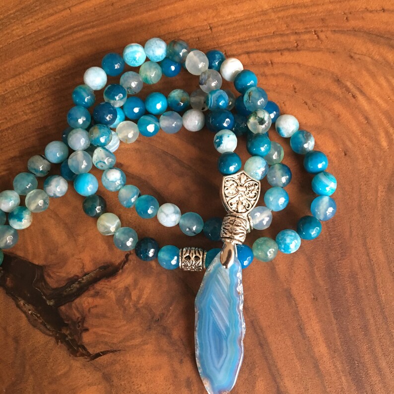 108 Mala Necklace Yoga Gift for Goddaughter Bohemian Necklace Long Necklace Gift for Godmother Gift Mothers Day Gift for Mom Birthday Gift