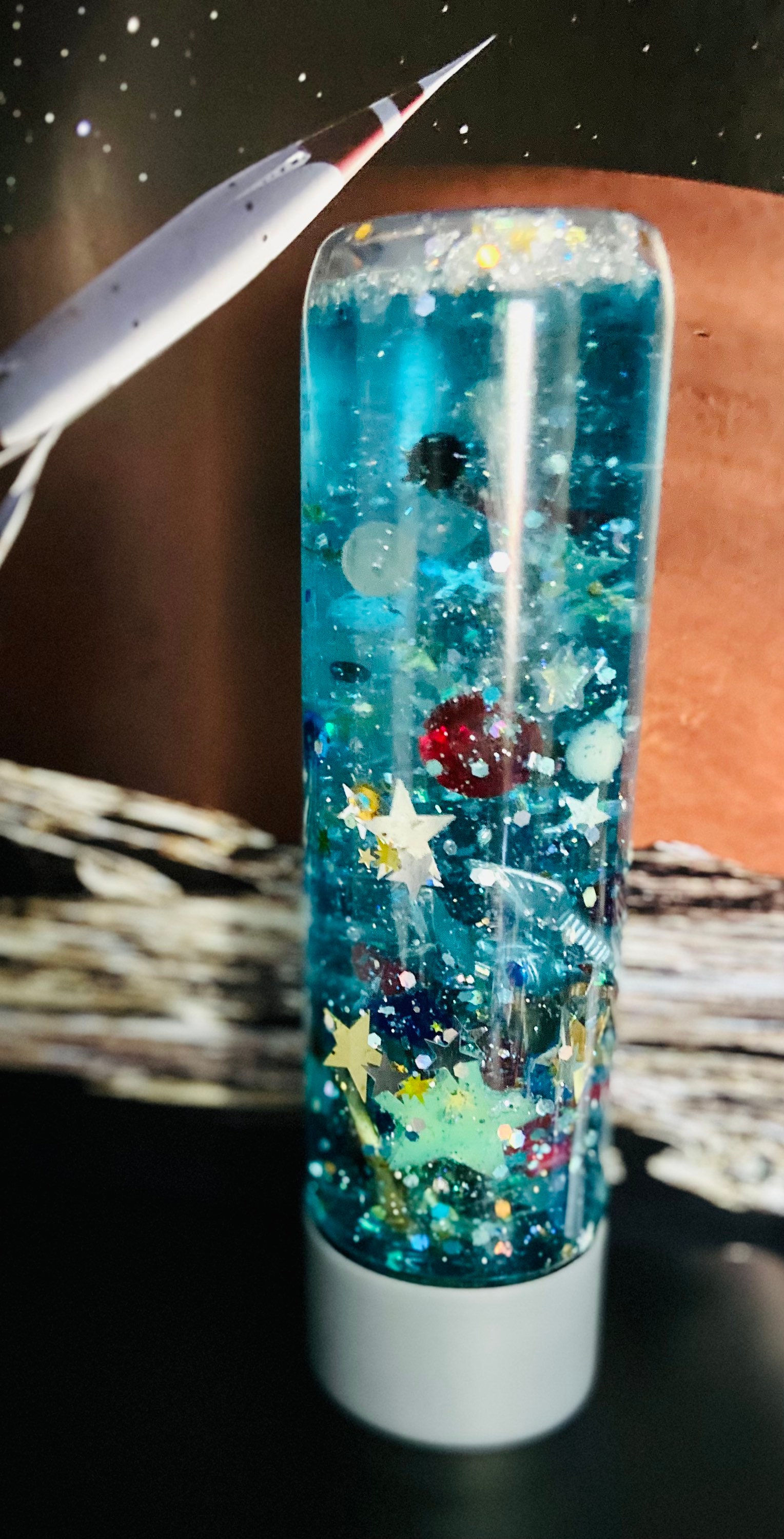 Space Ships Sensory Bottle
