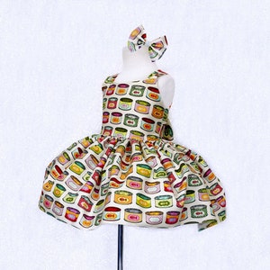 Pageant longueur au genou multicolore chic à motifs robe sans manches junior nouveau-né fête d&#39;anniversaire photoshoot reconstitution historique robe d&#39;été