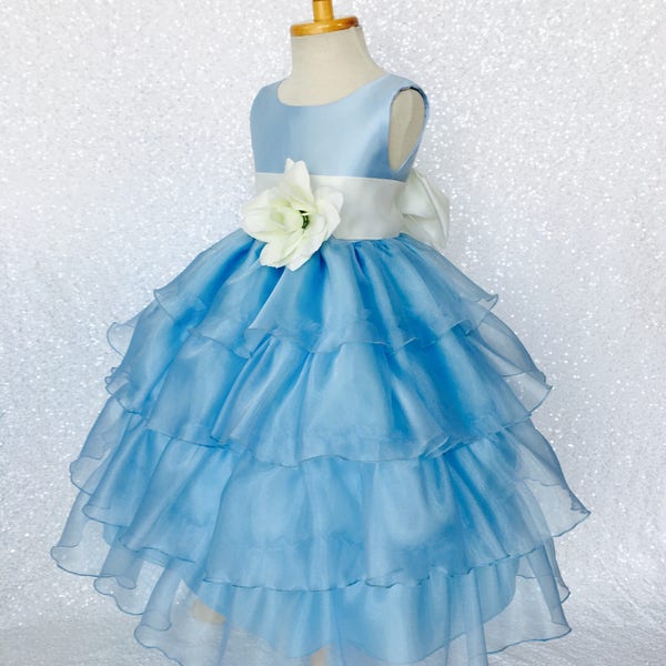 Blue Confirmation Dress Etsy