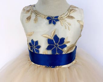 dark blue and silver dress