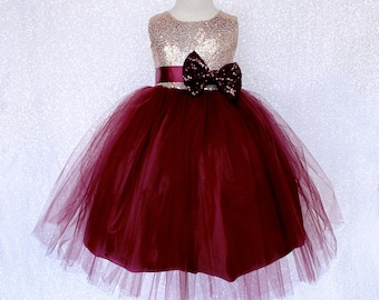 burgundy and gold dress