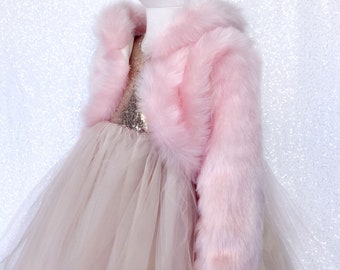 Fluffy Pink Coat - Etsy New Zealand