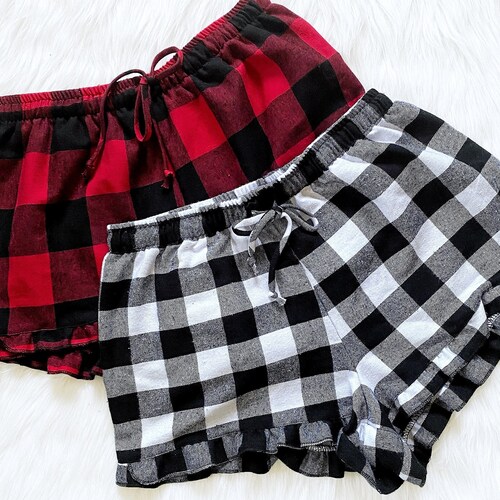 Red Black White Adult Women Pajama 
