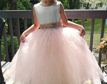 Chic Formal Blush Glitter Tulle Rose Gold 4 Layer Tulle Sequin - Etsy Chic Formal Blush Glitter Tulle Rose Gold 4 Layer Tulle Sequin - Etsy