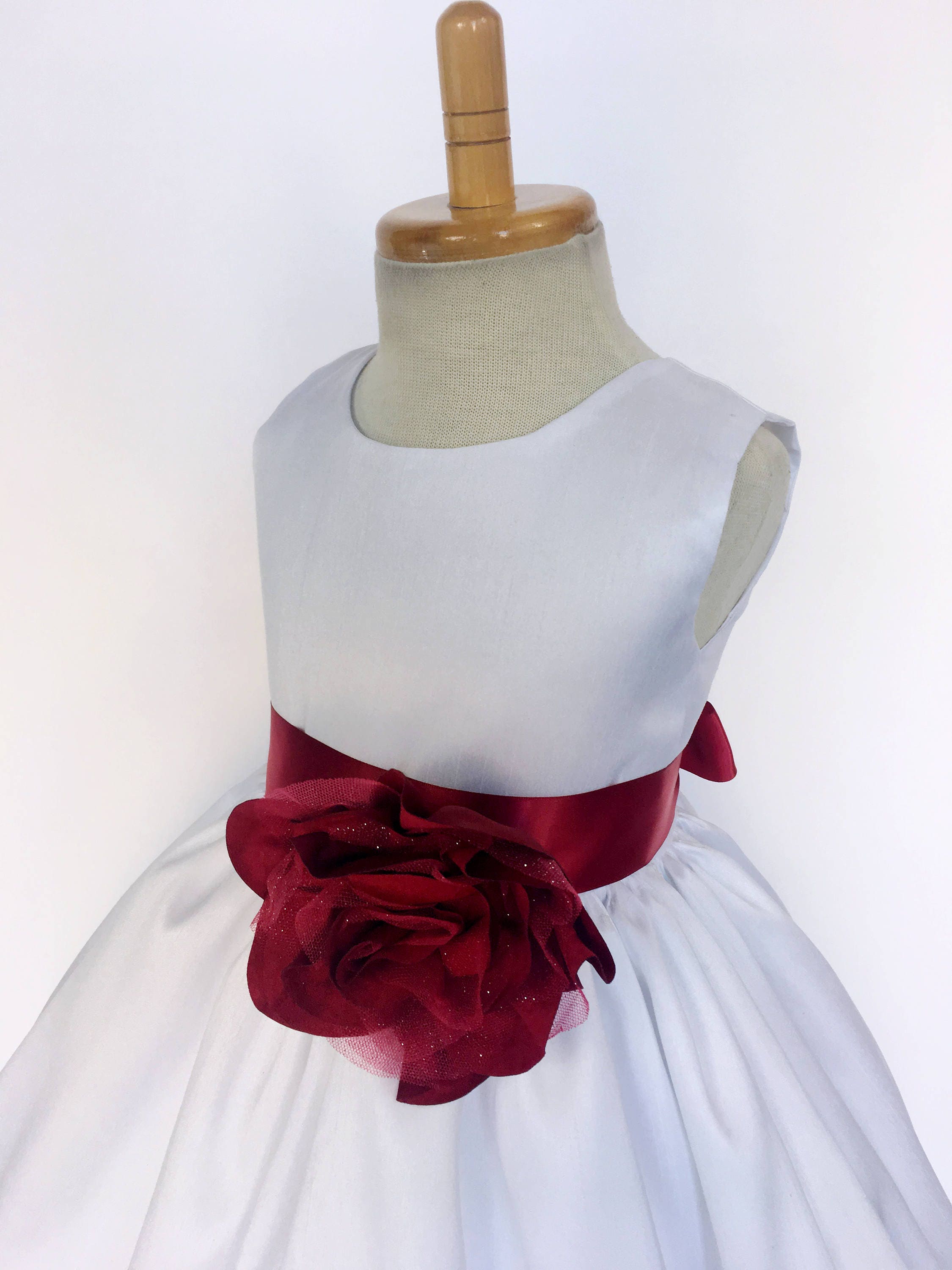 White Cottage Classic Shantung Sleeveless Dress Apple Red | Etsy