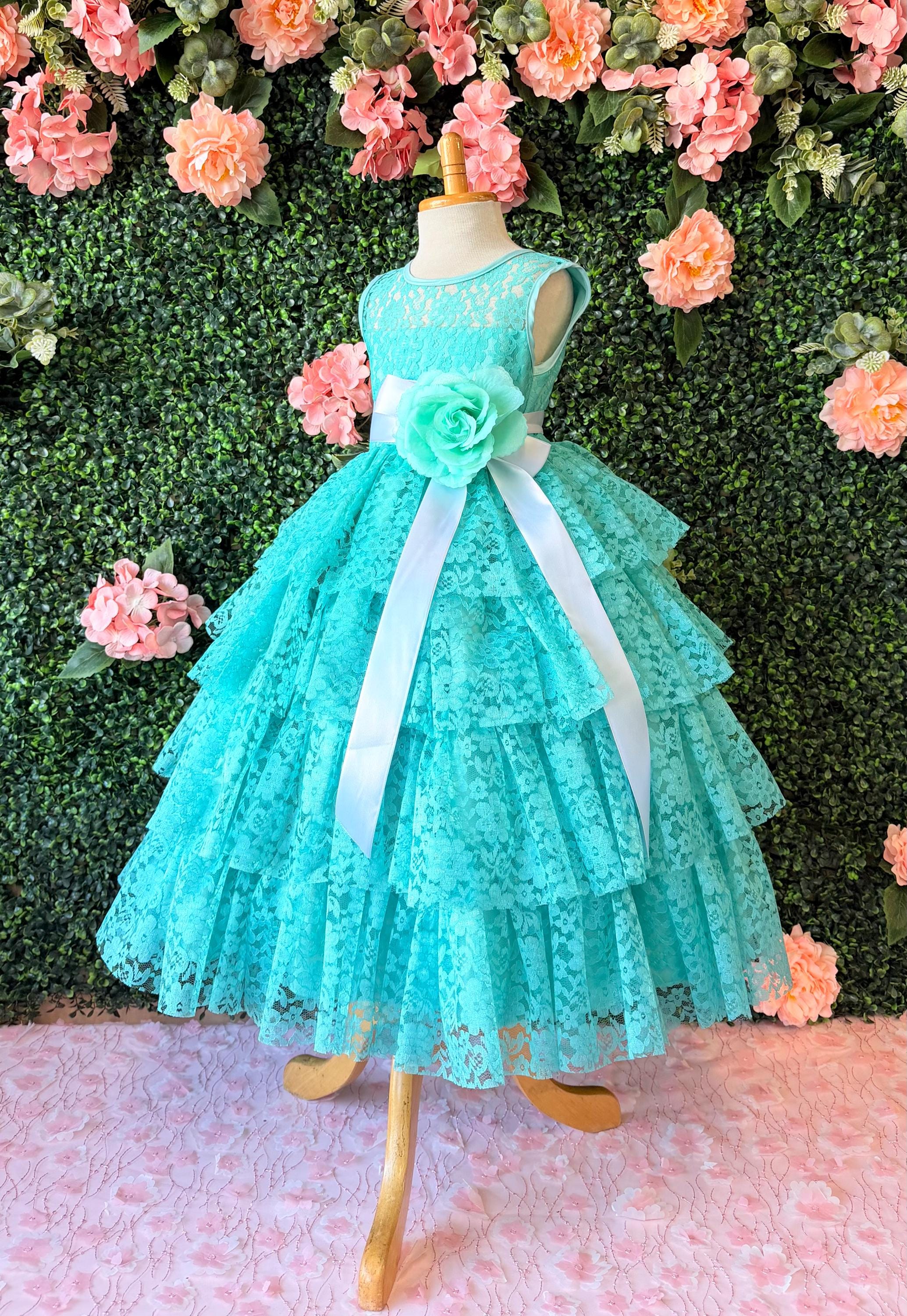 floral maxi bridesmaid dress Aqua Blue Ocean Blue Bridesmaid Dresses Chiffon Column Long Bridesmaid main image 0