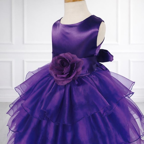 dark purple junior bridesmaid dresses Dark Ivory main image 0