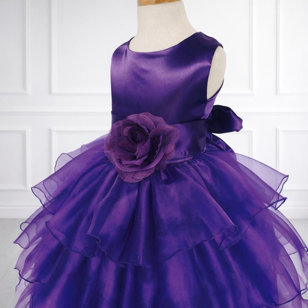 Junior Bridesmaid Dress Purple - Etsy
