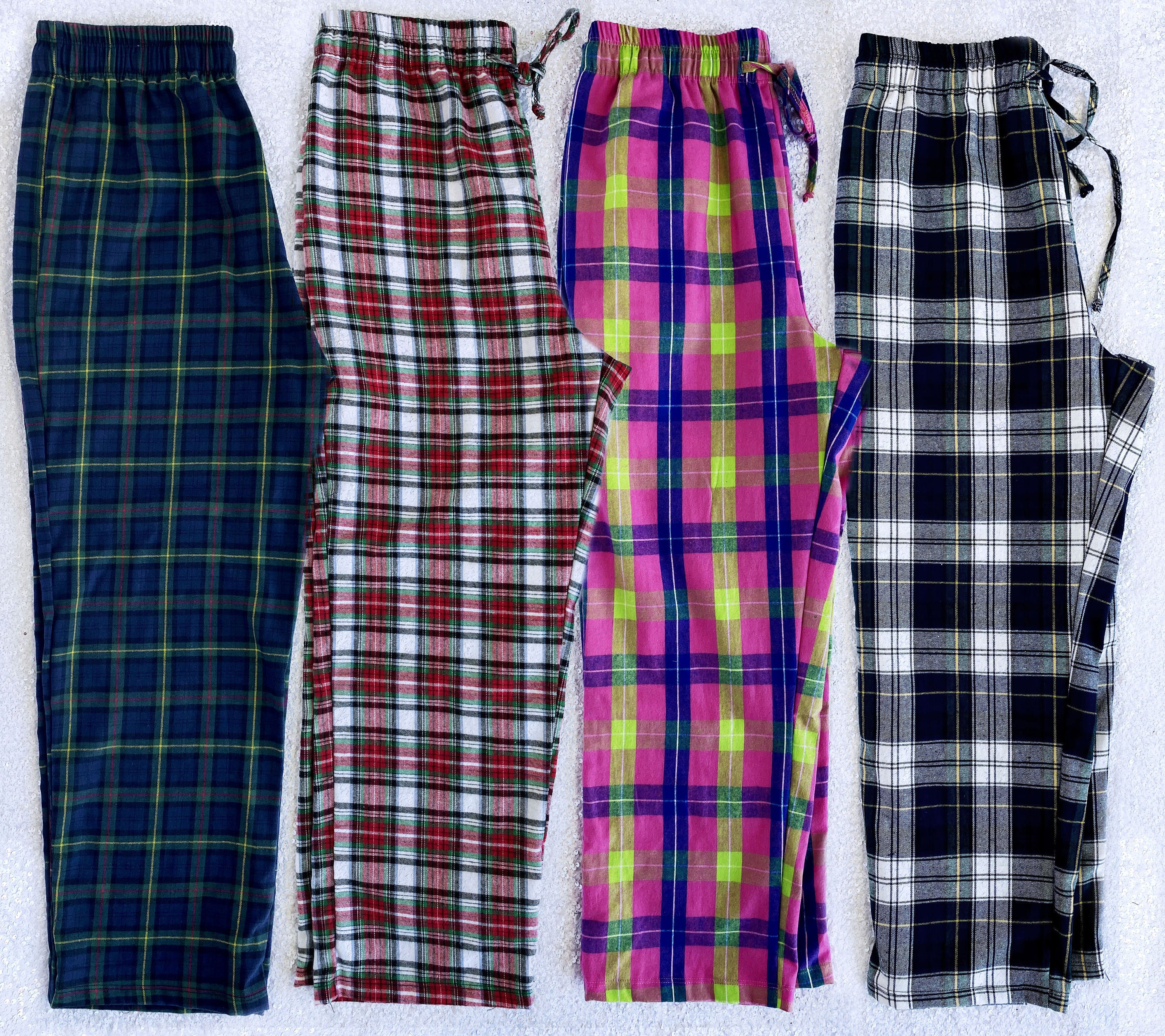 Children Adult Pajama Pocket Pants 